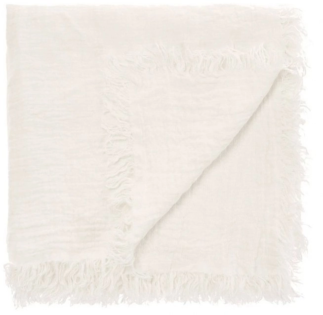 Linen House Linden Throw in White