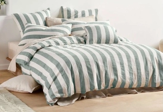 Linen House Vintage Stripe Quilt Cover Set^