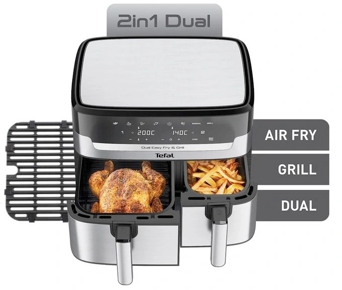 Tefal Dual Easy Fry & Grill XXL Airfryer