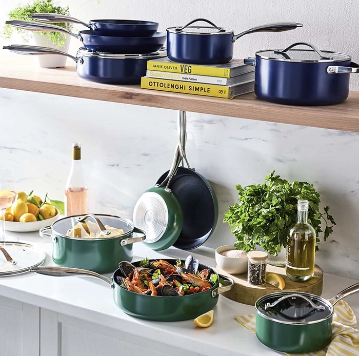 The Cooks Collective 5pc Colours Cookware Set