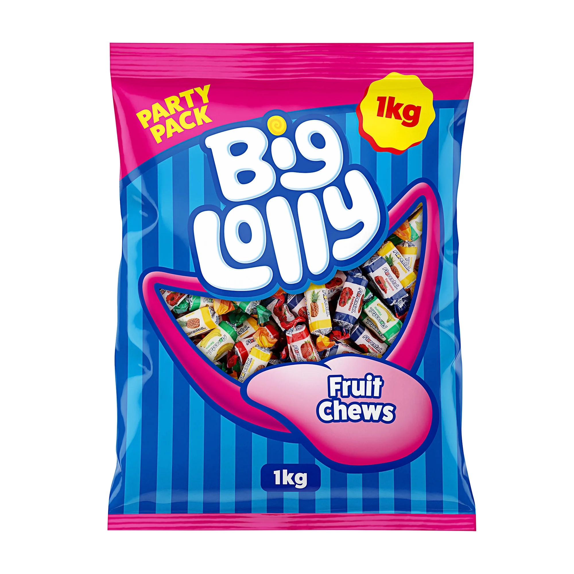 Big Lolly Fruit Chews 1kg