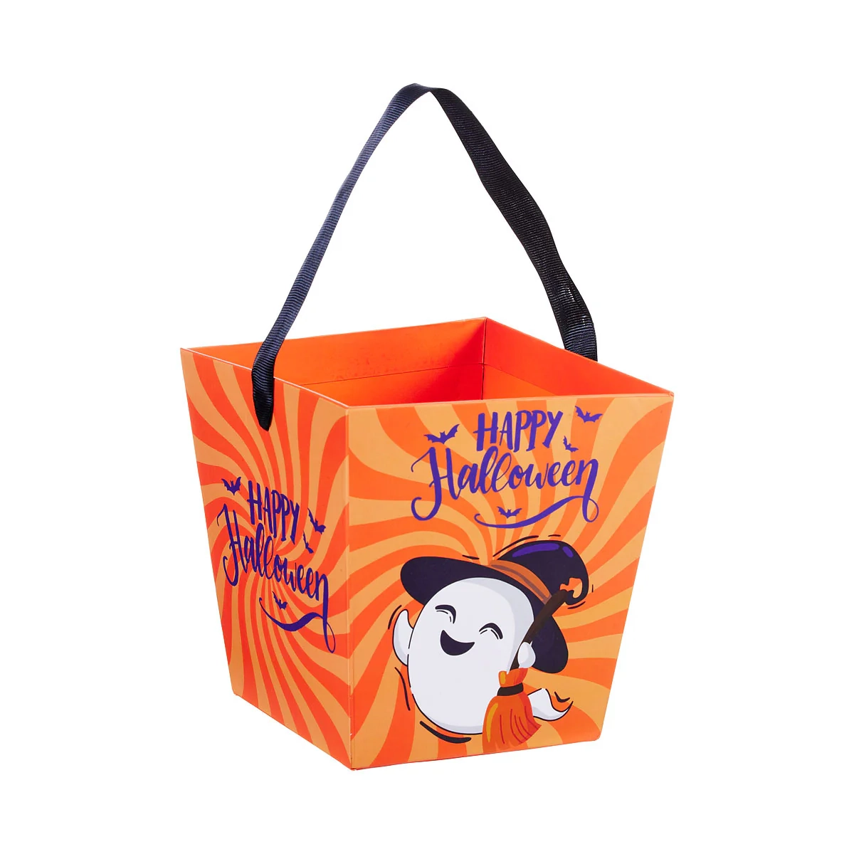 Halloween Printed Cardboard Bucket Assorted