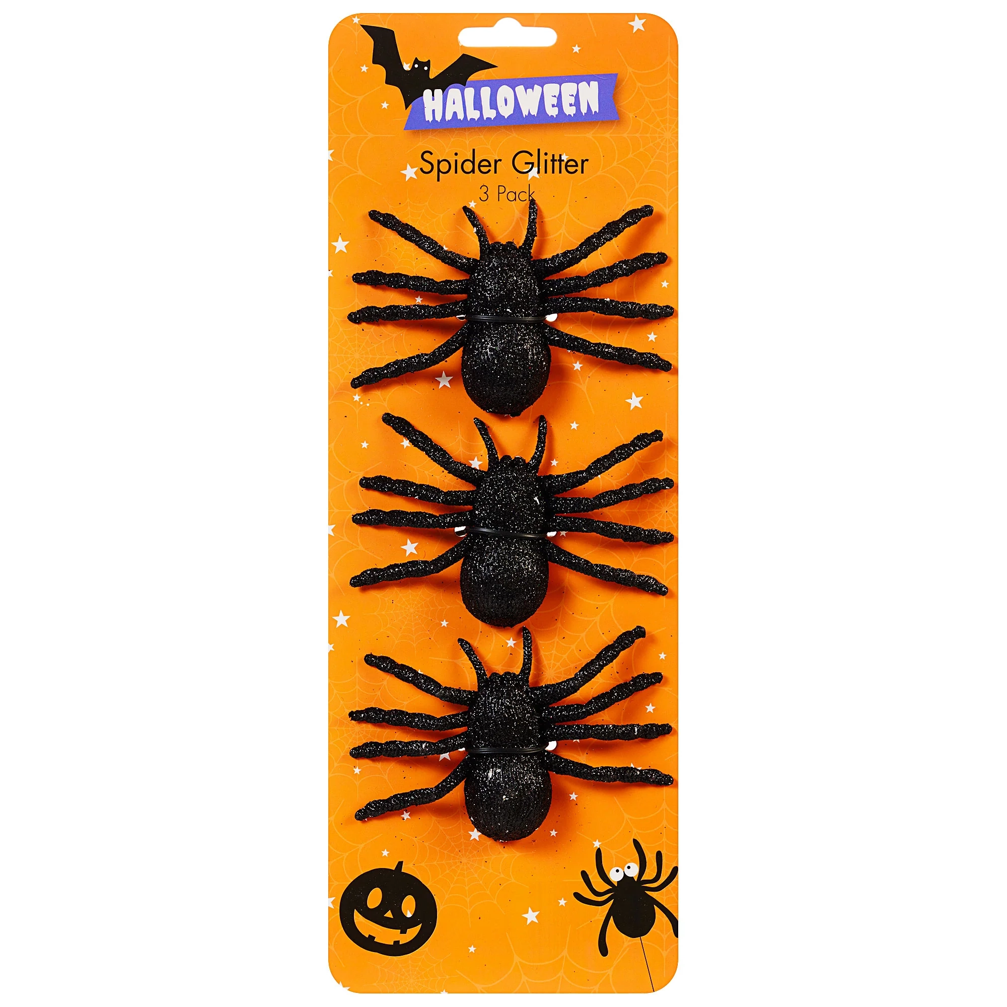 Halloween Spider Glitter 3pk