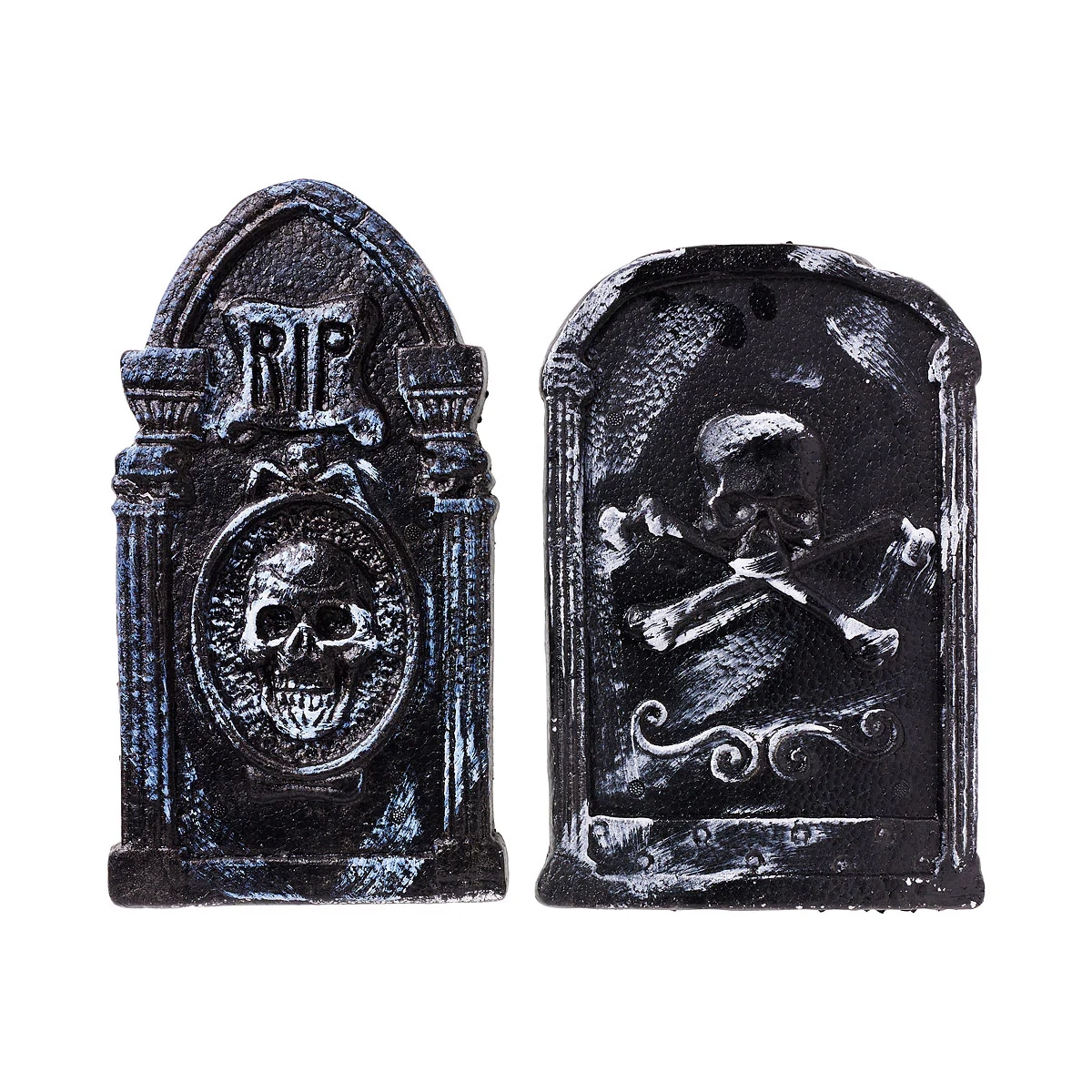 Halloween Tombstones 38x24x2.5cm 2pk Assorted