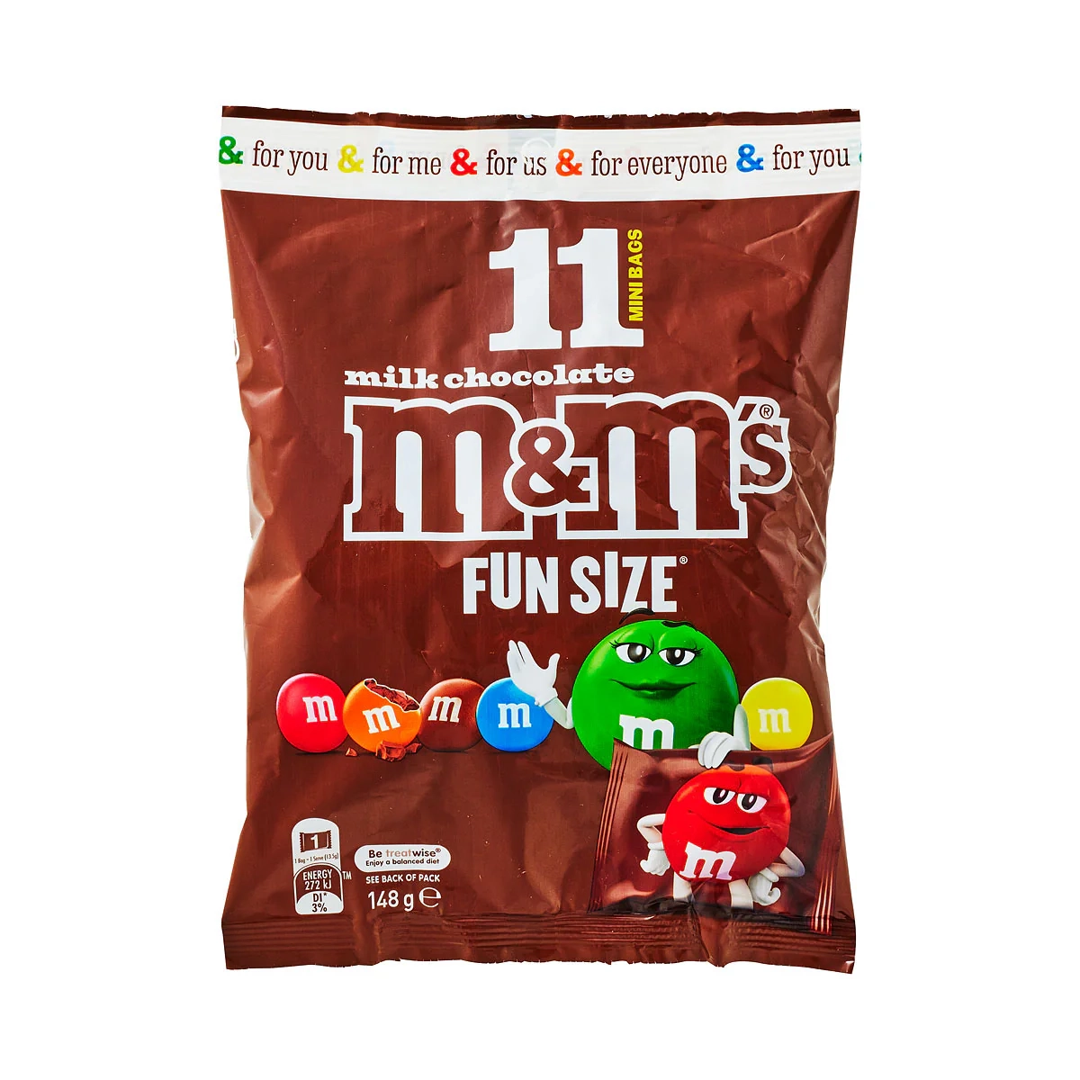 M&M's Funsize Sharepack 11pk 148g