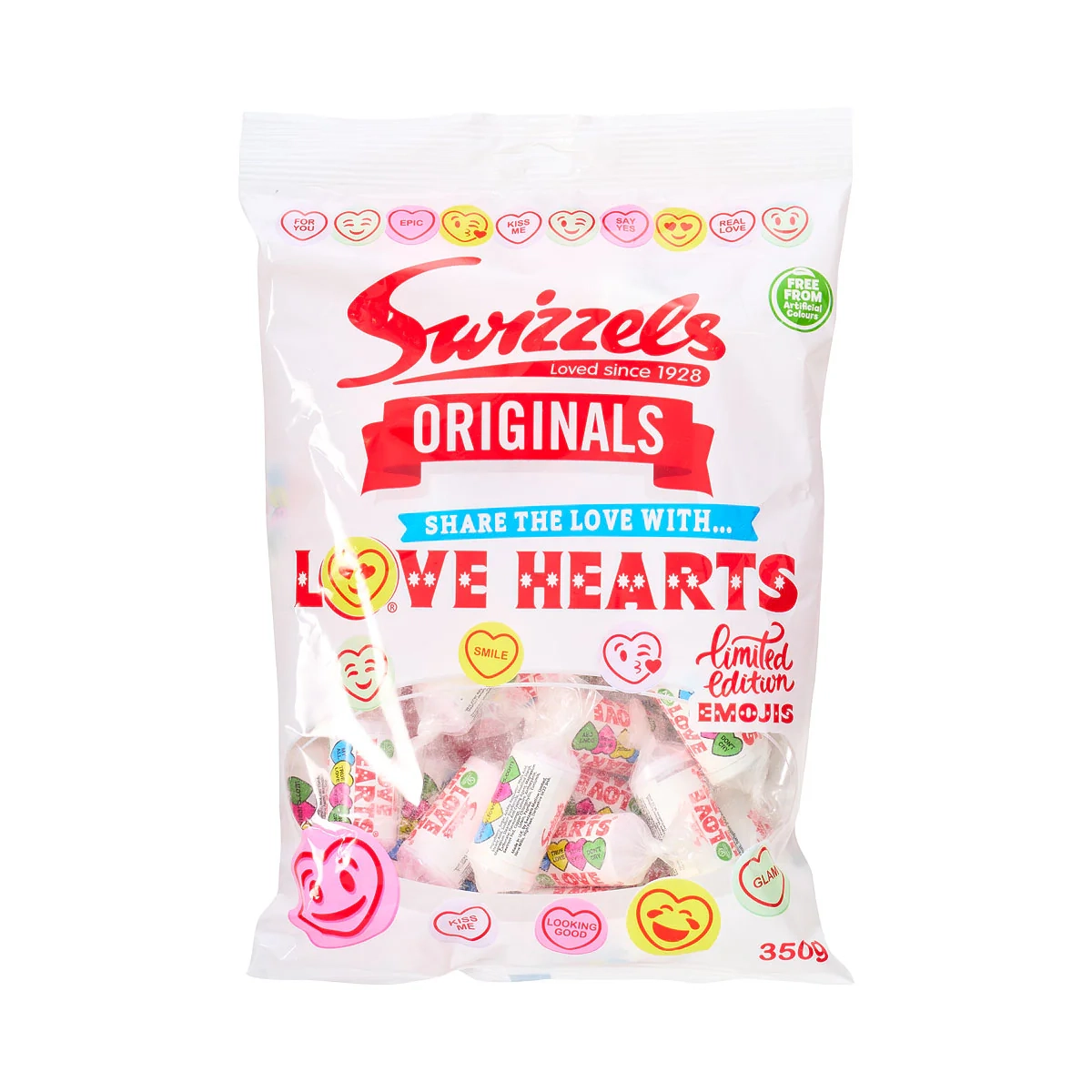 Swizzels Love Heart Rolls 350g