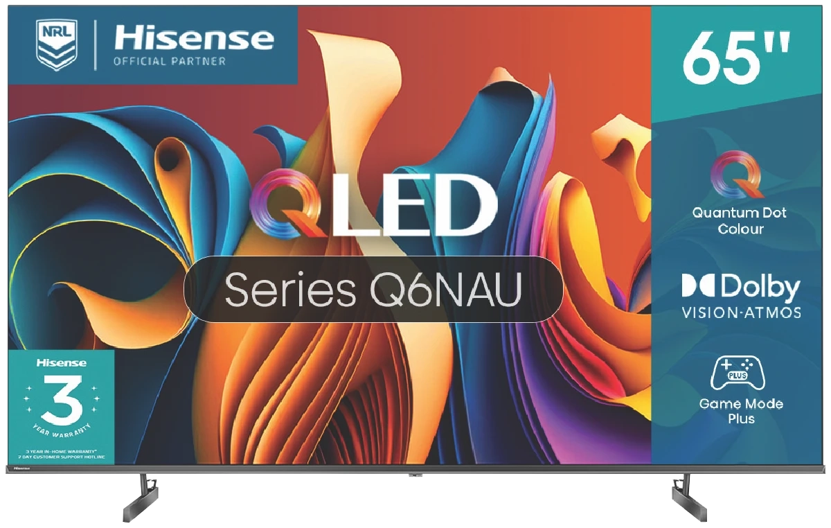 Hisense 65" Q6NAU 4K QLED Smart TV 24