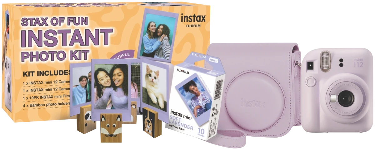 Instax Mini 12 Festive Bundle - Purple