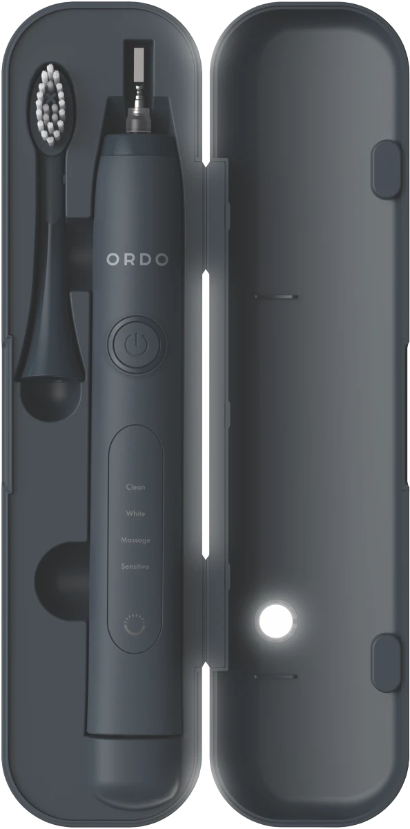 Ordo Sonic Plus Toothbrush Bundle Charcoal Grey