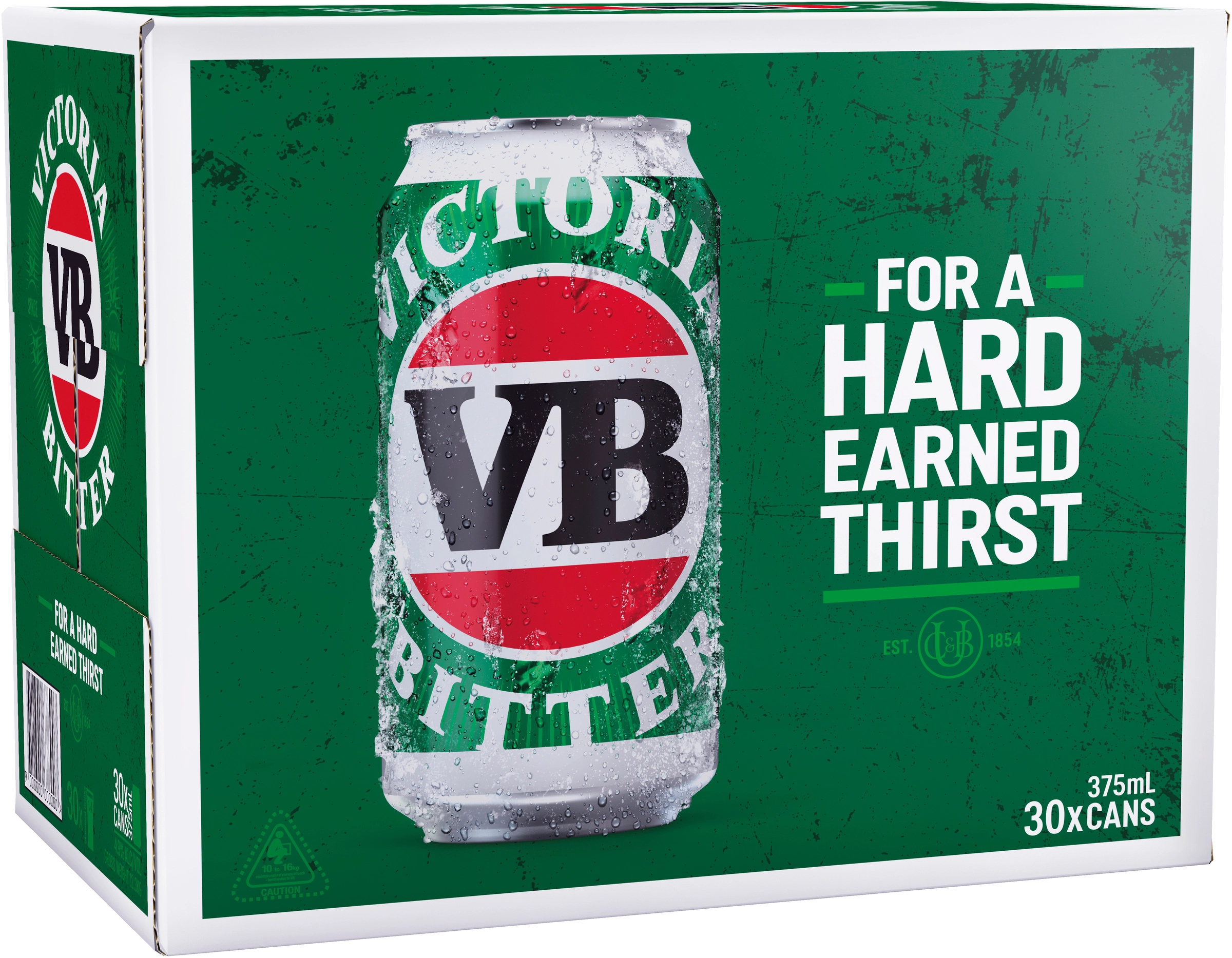 Victoria Bitter Block Cans 30x375ml