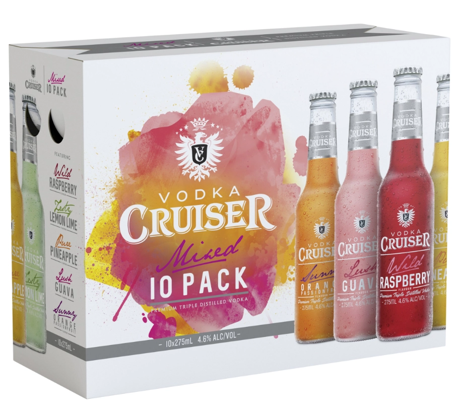 Vodka Cruiser Mixed Bottles 10x275ml