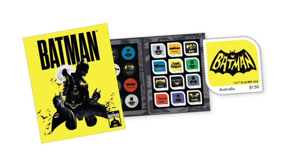 Batman 85th Anniversary Stamp Pack