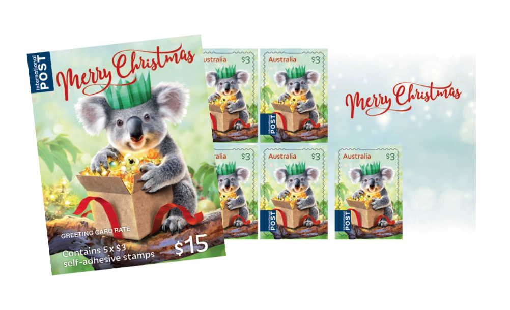 Christmas 2024 $3 Stamps – Sheetlet of 5