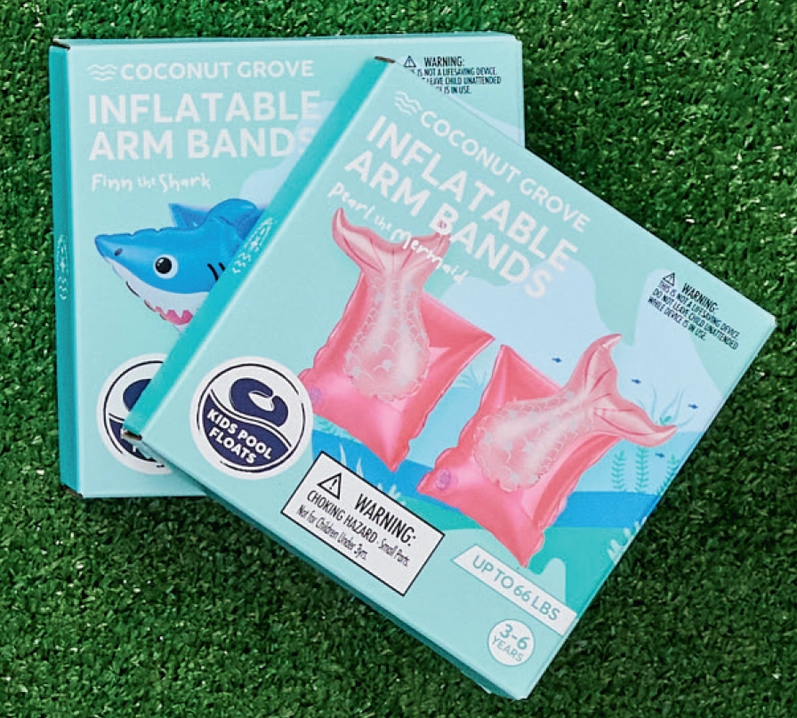 Coconut Grove Inflatable Arm Bands - Shark