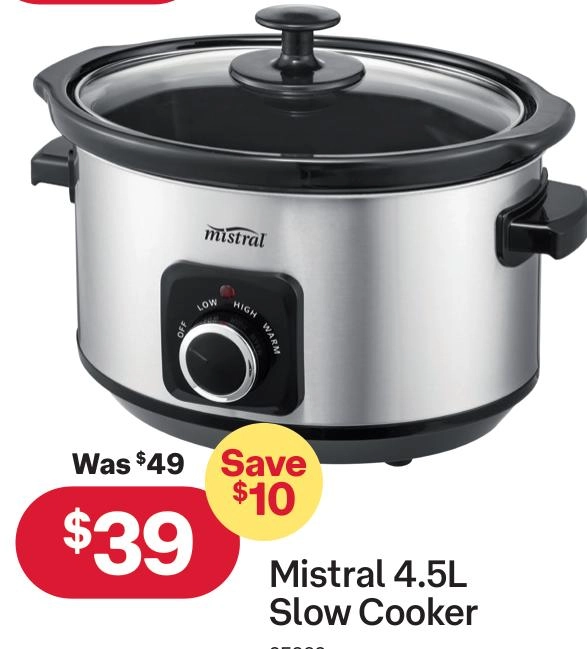 Mistral 4.5L Slow Cooke