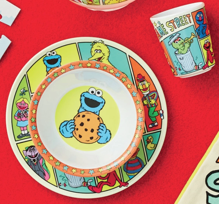 Sesame Street 3-Piece Melamine Set