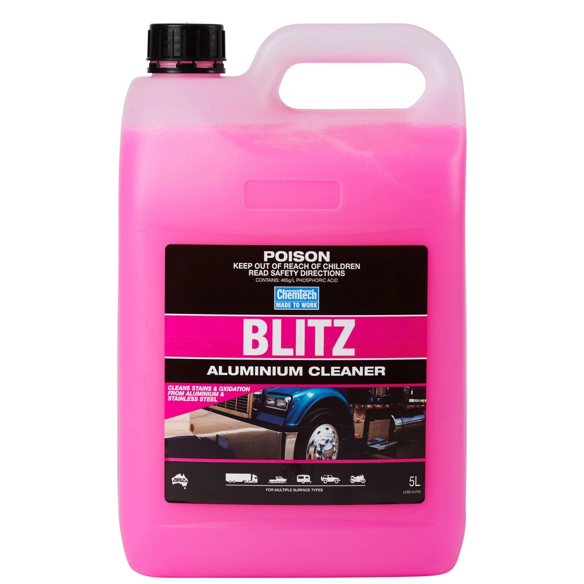 Chemtech Blitz Aluminium Cleaner 5L - CBZ-5L