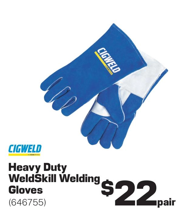 Cigweld Heavy Duty WeldSkill Welding Gloves - 646755