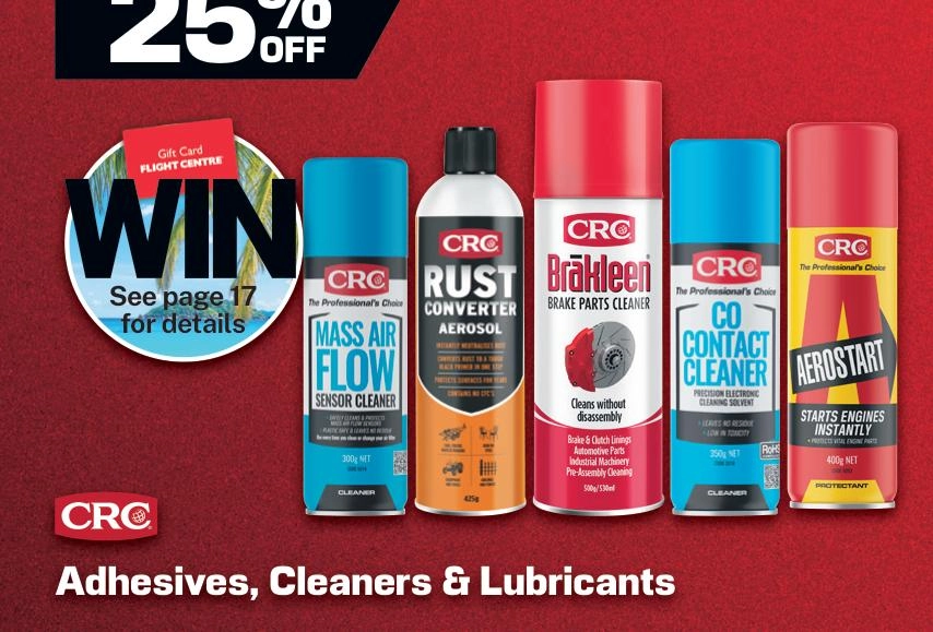 CRC Cleaners, Lubricants