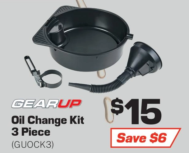 Gear Up 3pc Oil Change Kit - GUOCK3