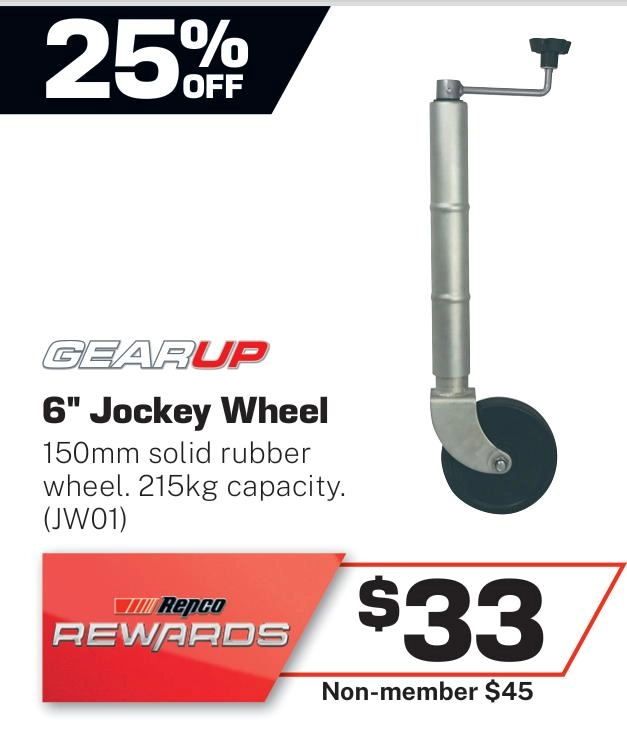 GearUp 6 inch Jockey Wheel - JW01