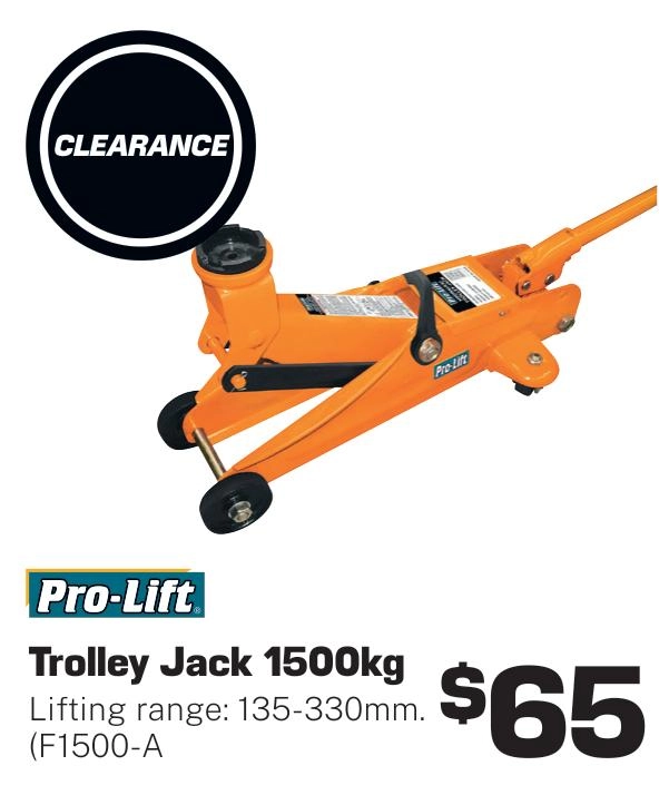 Pro-Lift 1500kg Trolley Jack - F1500-A