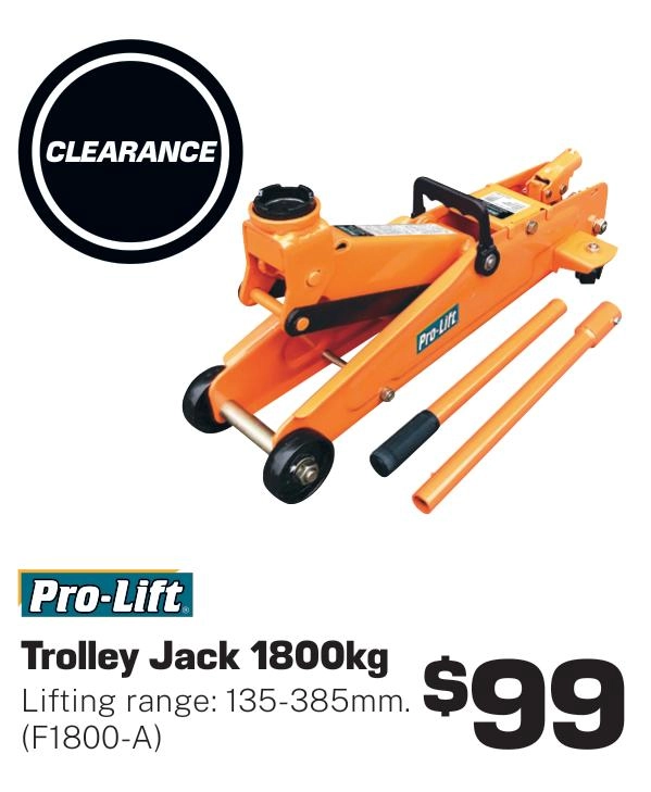 Pro-Lift 1800kg Trolley Jack - F1800-A