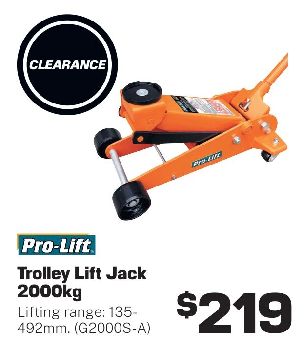 Pro-Lift Speedy Lift 2000kg Trolley Jack - G2000S-A