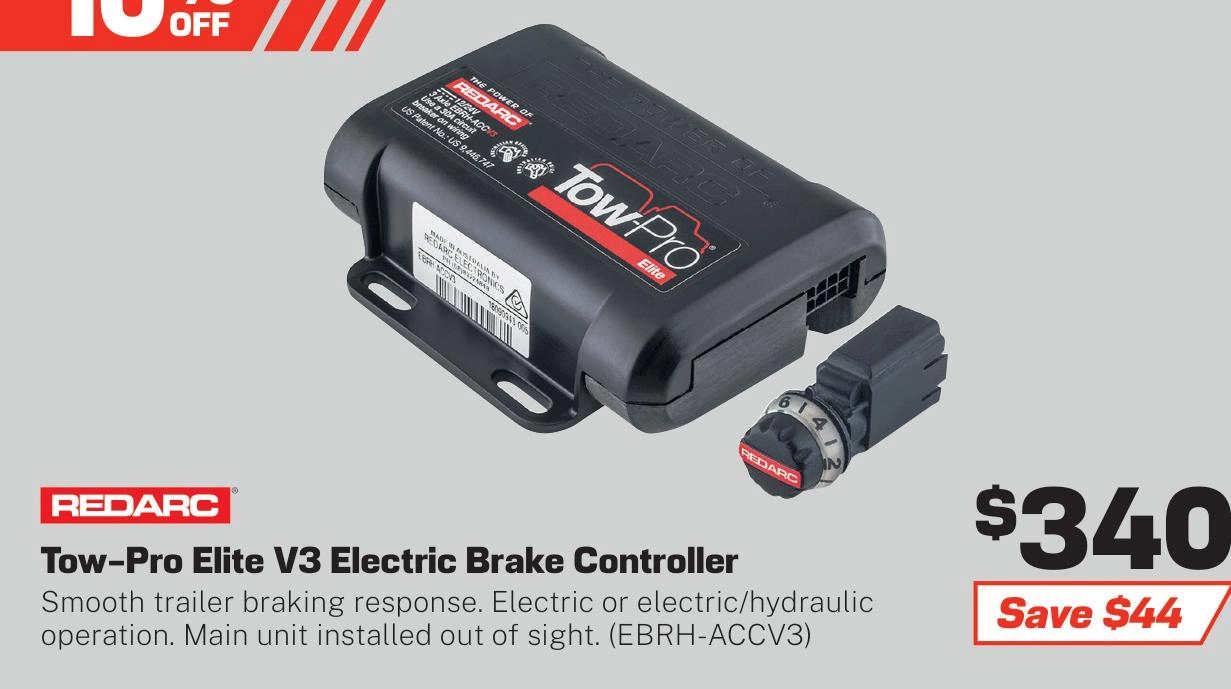 Redarc Tow Pro Elite V3 Electric Trailer Electric Brake Controller - EBRH-ACCV3