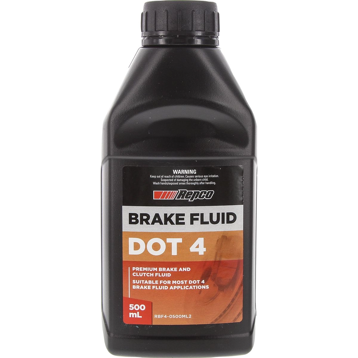 Repco DOT 4 Brake Fluid 500ml - RBF4-0500ML2