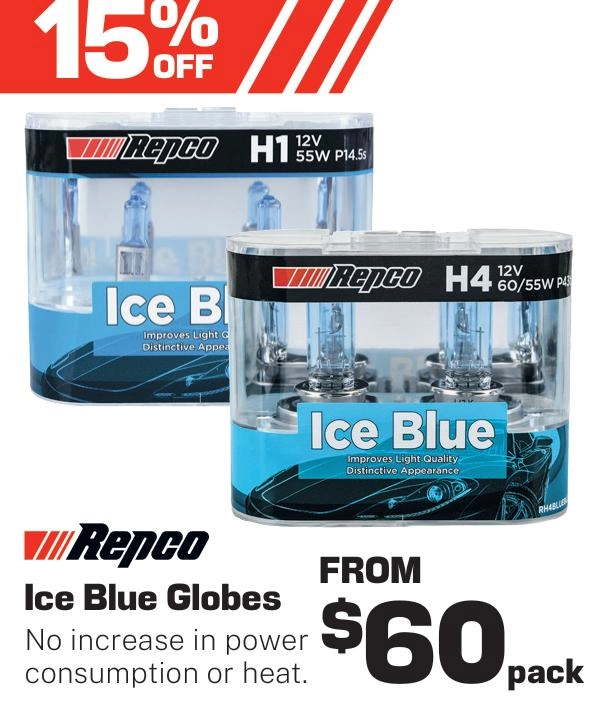 Repco Ice Blue Globes