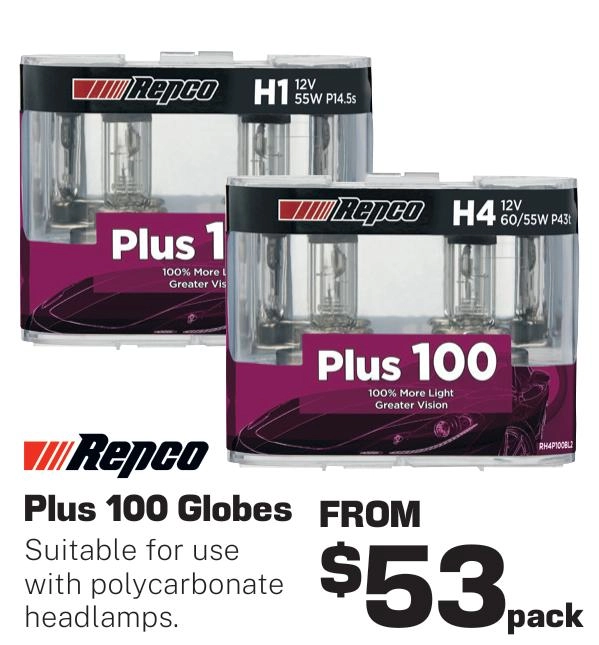 Repco Plus 100 Globes