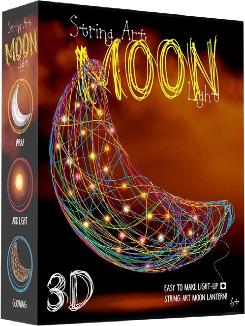 3D String Light: Moon