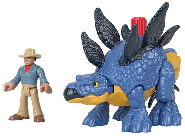 Imaginext Jurassic World Stegosaurus & Dr. Grant