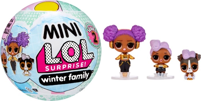 Mini L.O.L. Surprise! Winter Family Playset Collection with 8+ Surprises