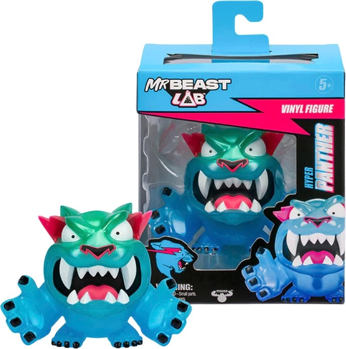 Mr Beast Lab Vinyl Figure Pack - Camo Panther