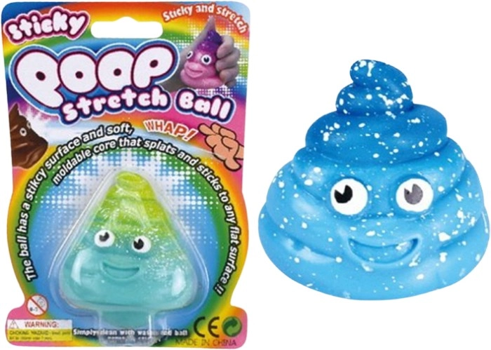 Squishy Toys Sticky Poop Stretch Ball - Assorted