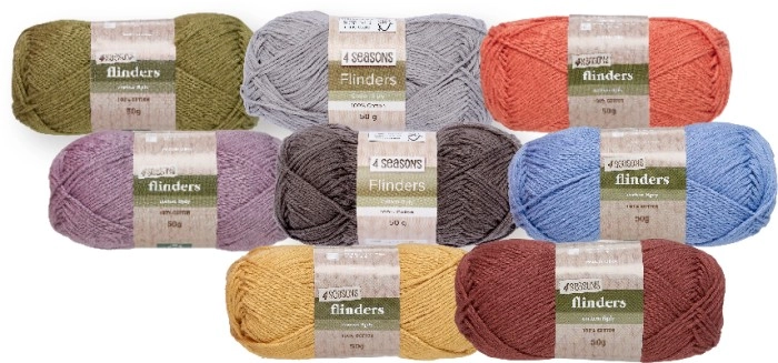 30% off 4 Seasons Flinders Cotton 8ply 50g