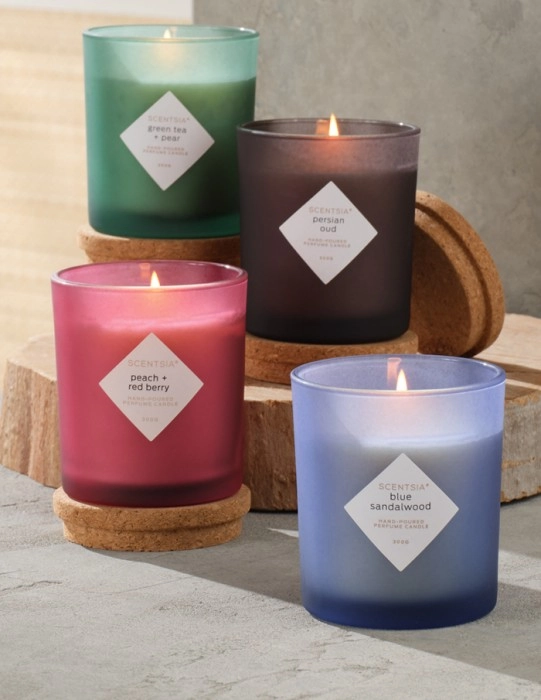 30% off Scentsia Cork Lid Scented Candle 500g