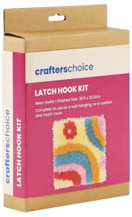 Crafters Choice Latch Hook Kit - Retro Swirls