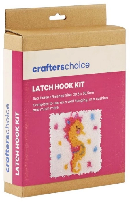 Crafters Choice Latch Hook Kit - Sea Horse