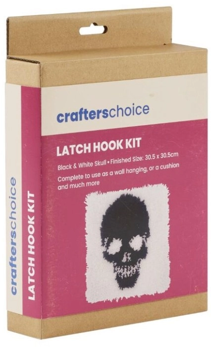 Crafters Choice Latch Hook Kit - Skull