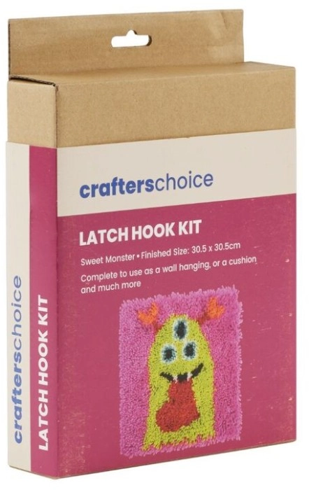 Crafters Choice Latch Hook Kit - Sweet Monster