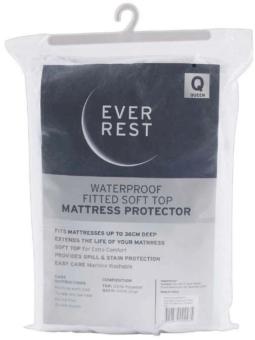 Ever Rest Waterproof Fitted Mattress Protector