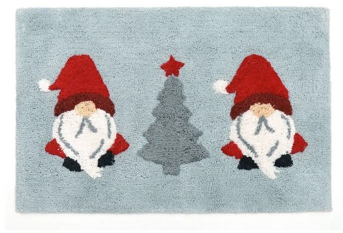 Jolly & Joy Christmas Gnome Tufted Bath Mat