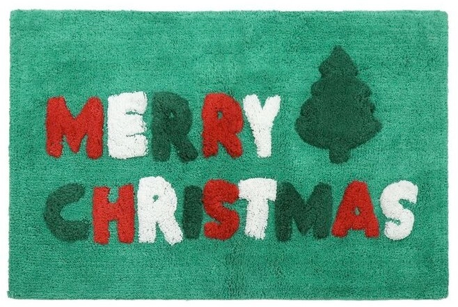 Jolly & Joy Merry Christmas Bathmat