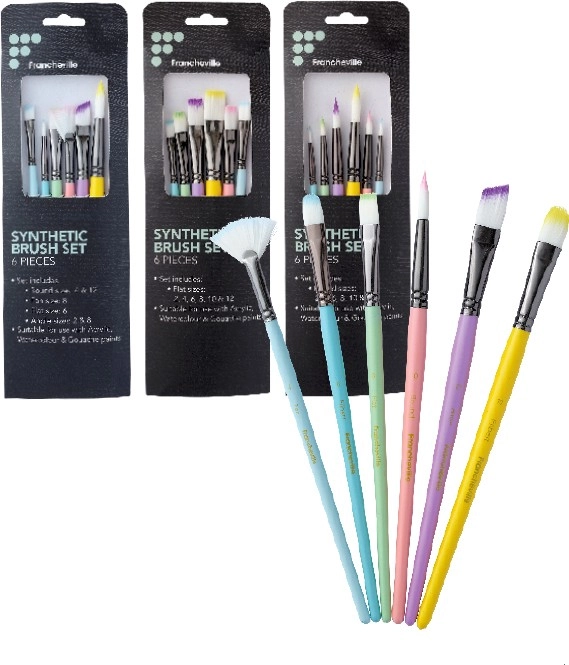 NEW Francheville Rainbow Brush Packs