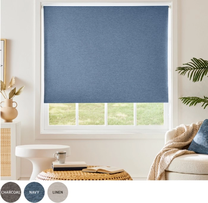 NEW Saxby Navy Blockout Roller Blinds