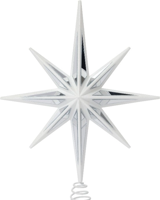 Jolly & Joy Luxe White Star Tree Topper