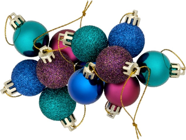 Jolly & Joy Mini Bauble Jewel 30 Pack